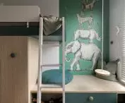 Pokój dziecka z motywem dzikich zwierząt