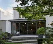 Single-family houses in the Grunwald estate - from the garden side