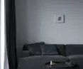 Project of an apartment in Zabłocie, a fragment of the living area