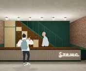 Na terenie założenia znajdują się cechy rzemieślników