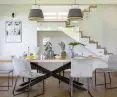 Dining room overlooking the staircase