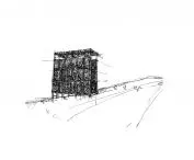 Lookout Tower project in Iceland, sketch