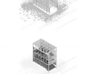 Projekt Lookout Tower, aksonometria