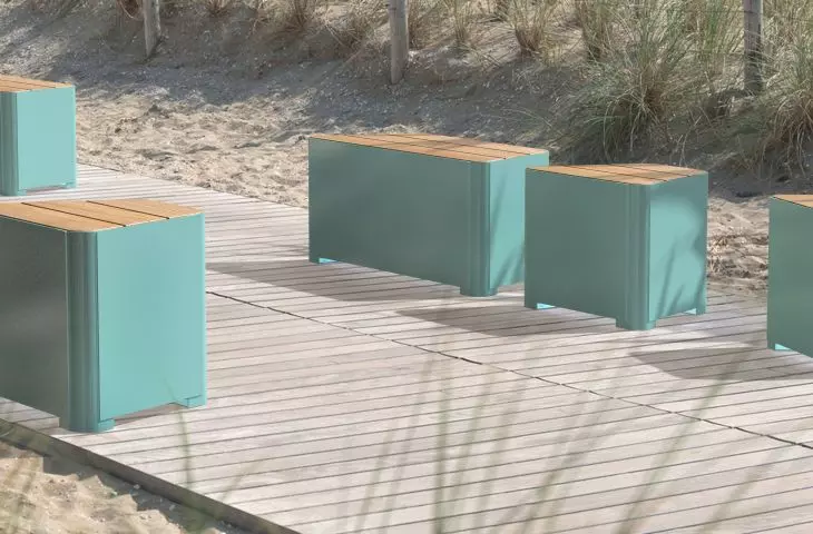 Kolekcja mebli miejskich Kødbyen