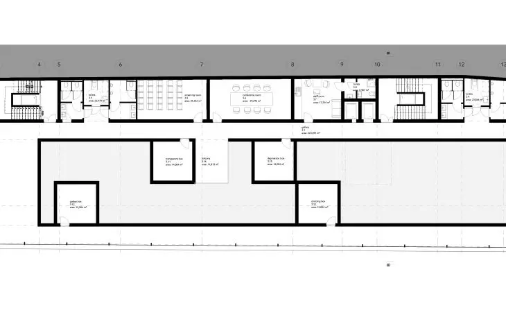 Projekt muzeum sensorycznego w Poznaniu, rzut 3. piętra