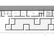 Projekt muzeum sensorycznego w Poznaniu, rzut 1. piętra