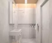 Projekt domu w Tryszczynie, wnętrze łazienki
