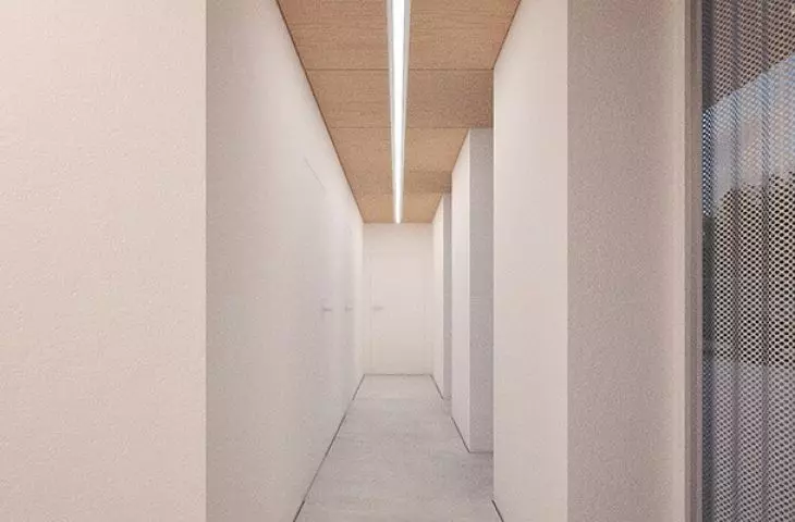 Projekt domu w Tryszczynie, korytarz