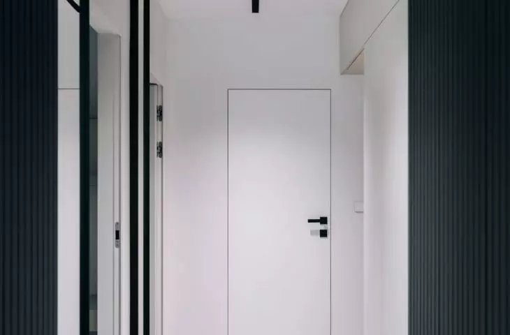 white hallway