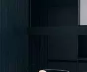 black dining room table