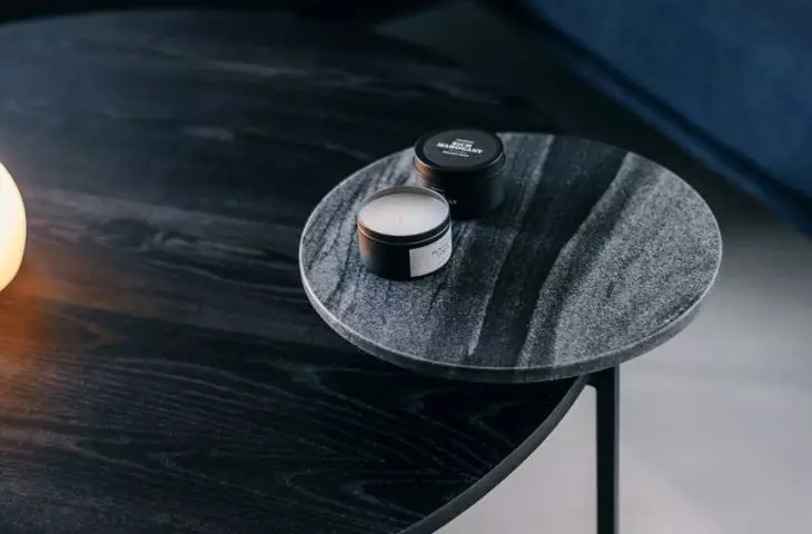 dark living room table