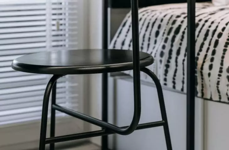black chair