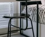 black chair