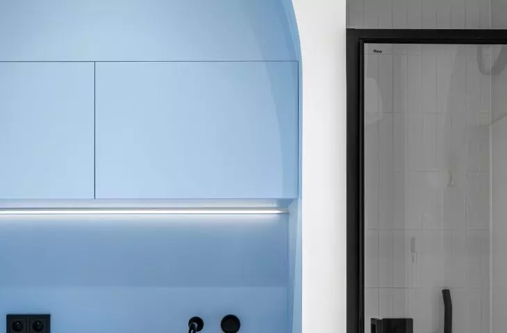 A fragment of the blue spa space