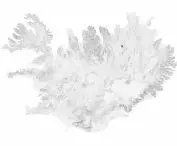 Mapa Islandii i położenie restauracji