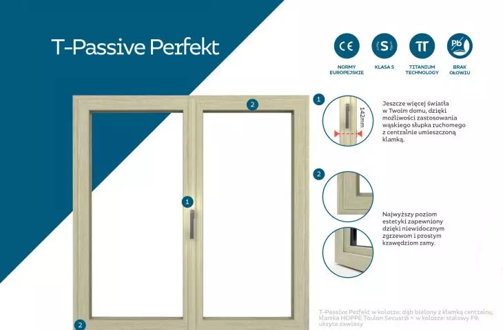 Okno T-Passive Perfekt - specyfikacja