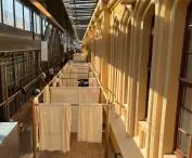 Paper Partition System at Wroclaw Central Station