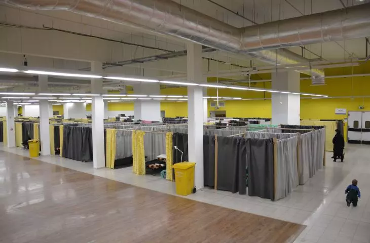 Former Tesco serves as temporary shelter