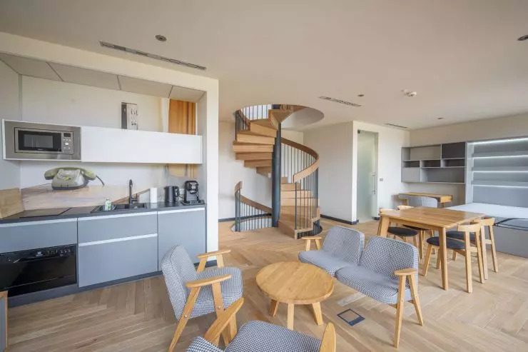 wygodne apartments are designed for artists