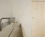 A fragment of the bathroom on the first floor of the apartment