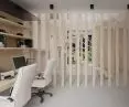 First floor of studio with work area