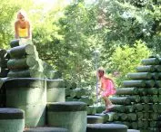 the materials used can be used for environmental education and to strengthen the aesthetic awareness of the users of the square
