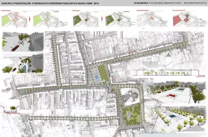 „Przekształcenie i renowacja centralnych przestrzeni publicznych miasta Turek 2014”