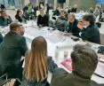 Uczestnicy podczas prac projektowych