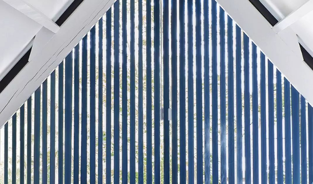 Verticals, are perfect for covering gable windows