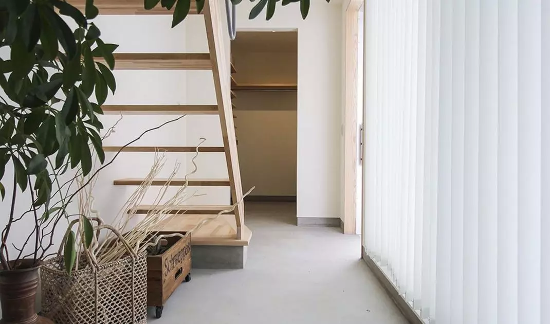 Vertical blinds will add a modern touch to any interior
