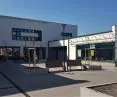 Odbudowane pawilony handlowe przy ul. Świt w Poznaniu