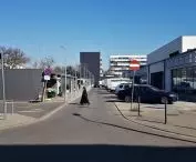 Odbudowane pawilony handlowe przy ul. Świt w Poznaniu