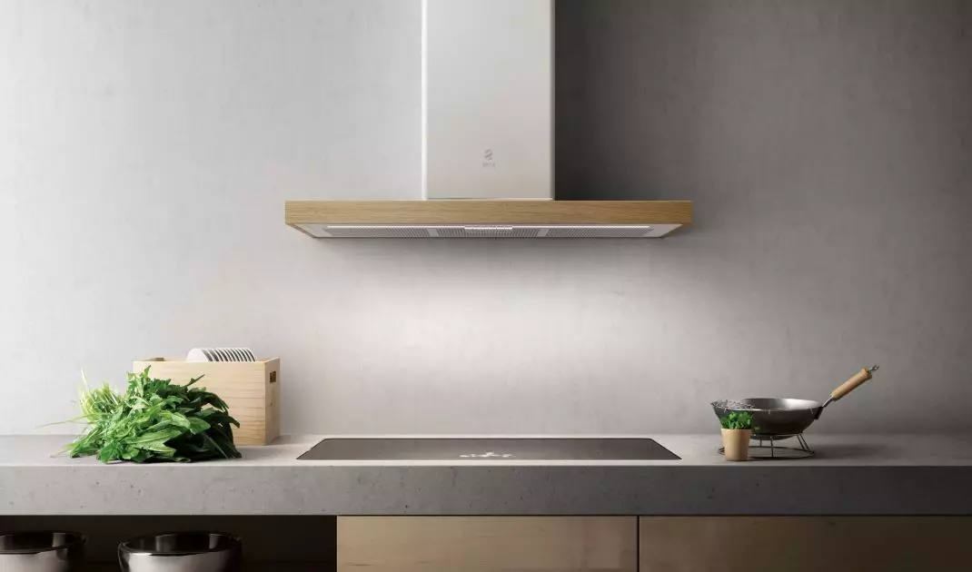 Hood in a minimalist interior