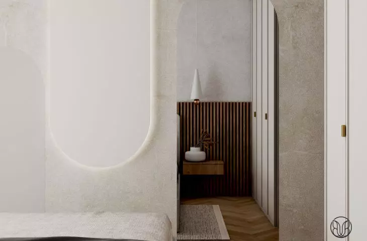 Entrance to the bedroom