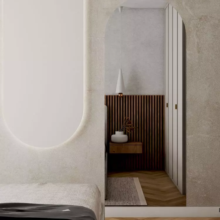 Entrance to the bedroom