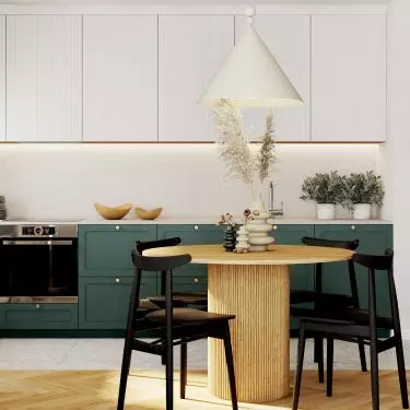 Kitchen and dining room