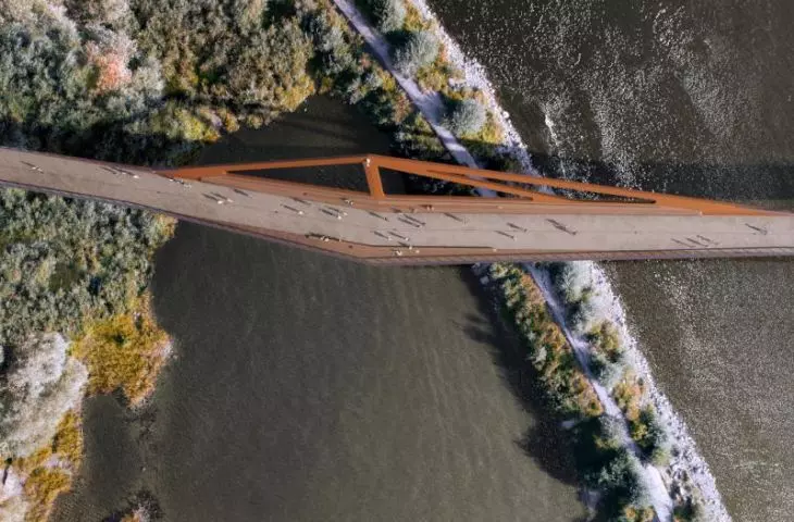 Visualization of the footbridge