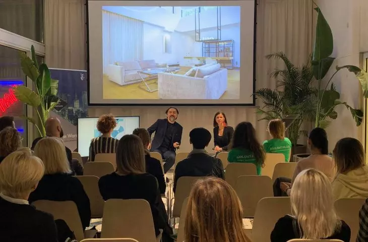 Panel discussion for interior designers, accompanying the third edition of the project 