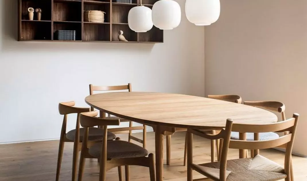 Oval table