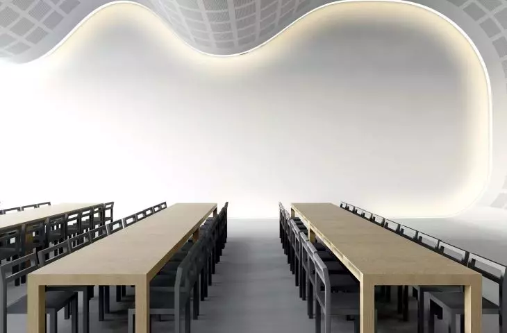 Gyptone BIG Curve - sound absorbing bending boards