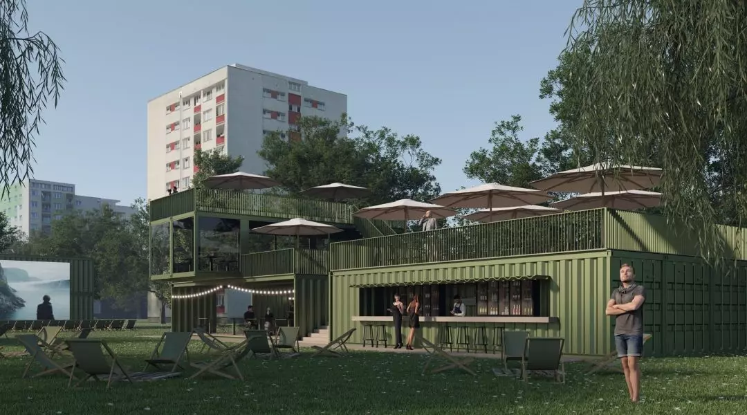 III Nagroda w konkursie na projekt Alei Noworybnickiej, projekt „Aleja do zgody”