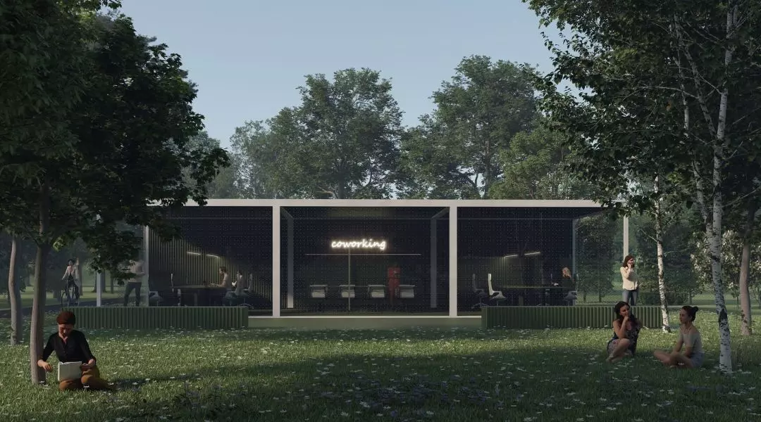 III Nagroda w konkursie na projekt Alei Noworybnickiej, projekt „Aleja do zgody”