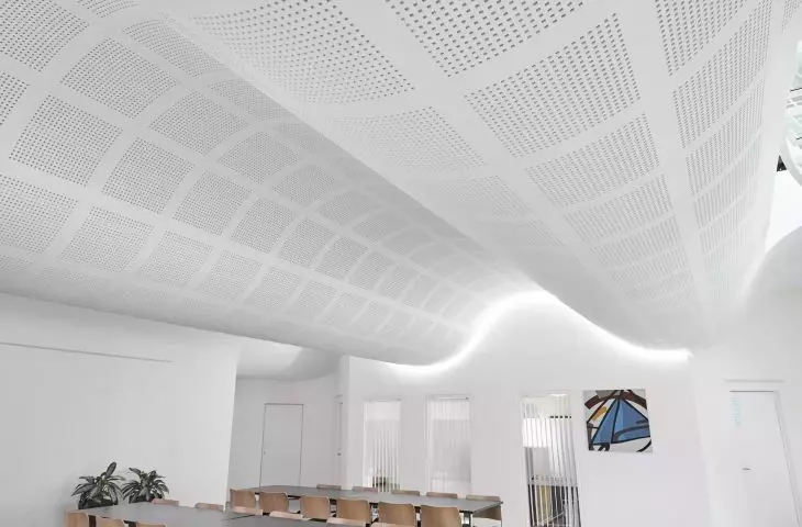 Gyptone BIG Curve - sound absorbing bending boards 