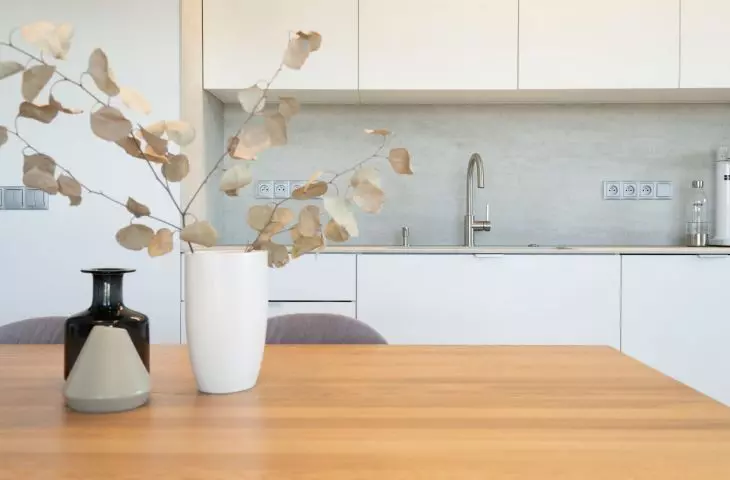 Dining room and kitchenette