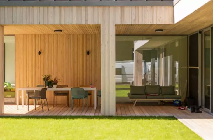 House in a clearing promotes relaxation