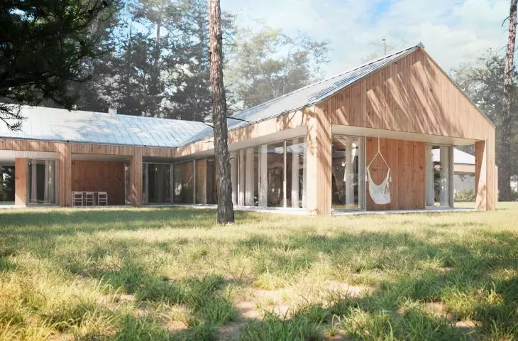 House in the clearing, visualization