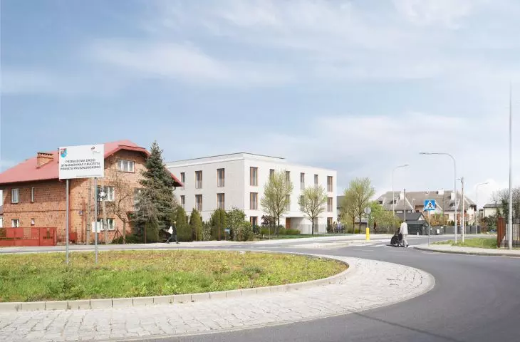 Visualization of the building in the environment