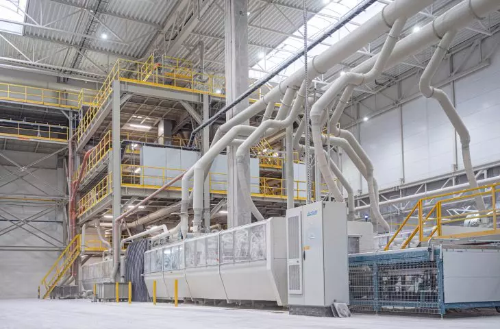 New production line for large-format ceramic tiles