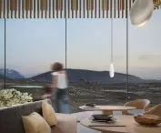 Large glazing allows you to enjoy the landscape