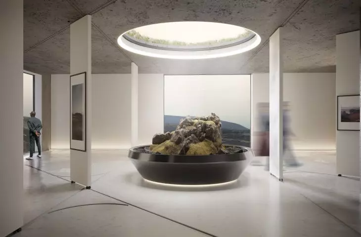 The project is a combination of Iceland's rugged landscape with a friendly interior